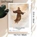 St. Joseph Of Cupertino Painting Poster, Soft Watercolor-style Levitating Saint With Glowing Halo Poster, Inspirational Religious Decor Ideal For_maomaolike.com