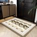 Living Room Rug,Large Rug,Oversized, Gold Leaves Design,Bedroom Rug,Soft And Thick, Machine Washable, Thickened Rug, Bedside Rug,Decorative Indoor Rug_maomaolike.com