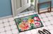 Indiana Peonies In Watercolor Doormat Front Door Mat Indoor Outdoor Rugs For Entryway, Non Slip Washable Low Pile, 24H X 36W_maomaolike.com