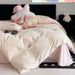 Cute Cartoon Towel Embroidery 100s Long-staple Four-piece Pure Cotton Thickened Quilt Cover Children's Bedding Set_maomaolike.com