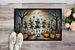 Dancing Skeletons Spooky Halloween Doormat Front Door Mat Indoor Outdoor Rugs For Entryway, Non Slip Washable Low Pile, 24H X 36W_maomaolike.com