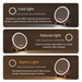 LED Makeup Mirror, 360° Rotatable Touch Control Vanity Mirror, 3 Colors Dimmable Light With Memory Function, HD Fill Light Mirror For Dresser Bedroom_maomaolike.com