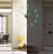 Frameless Wall Clock Living Room Bedroom Clock DIY Silent Art Wall Clock Creative Hole-Free Decorative Wall Sticker Clock Roman Scale Dials_maomaolike.com