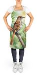 Georgia Brown Thrasher Apron Cooking Kitchen Server Baking Crafts Gardening For Adult Women Men, Unisex, Large, Multicolor_maomaolike.com