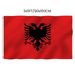 3x5 Ft Double Side Printed Albania Flag, Hanging Flag With Polyester, Vivid Color And UV Fade Resistant, Albanian Flags Decoration_maomaolike.com
