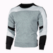Men's Clothing new spring and autumn men's jacket sweatshirt fashion 3 color stitching men's casual Korean version pullover sweatshirt_maomaolike.com