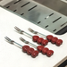 Cute Dessert Fruit Fork Household Tableware With High Aesthetic Value, Creative Ceramic Storage Jar+stainless Steel Small Fork Set_maomaolike.com