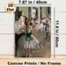 Ballet Class Themed Painting Poster, Vintage Impressionist Ballet Dancers & Instructor Scene Poster, Timeless Classic Art Decor Perfect For Home_maomaolike.com