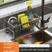 Kitchen Faucet Sink Rack, Dishwashing Liquid Countertop Sink, Household Dishcloth Sponge Draining Storage Rack_maomaolike.com