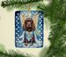 Cocker Spaniel My Angel Porcelain Ornament Christmas Tree Hanging Decorations For Home Christmas Holiday, Rectangle, Gift, Multicolor_maomaolike.com