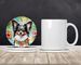 Papillon Luau Large Sandstone Coasters Pack Of 4 Absorbent Round Coasters Decor Gifts For Men Or Women, 4 In, Multicolor_maomaolike.com