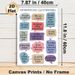 French Daily Affirmations Painting Poster, Vibrant Speech Bubble Style Poster, Uplifting Positive French Phrases, Ideal For Home And Office Decor_maomaolike.com