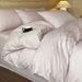 2026 Spring New Simple Pure Four-Piece Spring Jacquard Satin Full Cotton Bed Sheet Duvet Cover Nantong Bedding Three-Piece Set_maomaolike.com