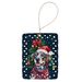 Catahoula Christmas Porcelain Ornament Christmas Tree Hanging Decorations For Home Christmas Holiday, Rectangle, Gift, Multicolor_maomaolike.com