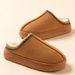 Men's Winter Slippers Fashion Indoor Leisure Warm Soft Sole Outdoor Anti-slip Comfort Women Home Fuzzy Fur Shoes Couple_maomaolike.com