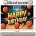 Basketball Birthday Party Banner - 2D Flat Polyester Backdrop, Wall Hanging Photo Props, Basketball Theme Party Decor_maomaolike.com