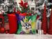 Alaskan Klee Kai King Of Mardi Gras Throw Pillow Machine Washable, Indoor Outdoor Decorative Pillow For Couch, Bed Or Patio, 18Hx18W_maomaolike.com