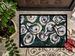 Oyster Lily Doormat Front Door Mat Indoor Outdoor Rugs For Entryway, Non Slip Washable Low Pile, 24H X 36W_maomaolike.com