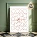 18th Birthday Themed Painting Poster, Rose Gold Lace Heart Style Poster, Blank Heart Frames For Writing Warm Messages, Suitable For Birthday Party_maomaolike.com