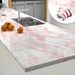 40cm*2000cm Spa-Inspired Pink Marble Wallpaper – Elegant Self Adhesive Wall Covering For Modern Homes_maomaolike.com