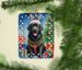 Newfoundland Christmas Reindeer Porcelain Ornament Christmas Tree Hanging Decorations For Home Christmas Holiday, Rectangle, Gift, Multicolor_maomaolike.com