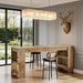 Kitchen Island, Large Home Bar Table With Double-Sided Storage Shelves_maomaolike.com