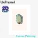 Amazonite Crystal Painting Poster, Delicate Realistic Mineral Art Poster, Elegant Natural Decor Piece Suitable For Living Room, Bedroom And Study Area_maomaolike.com
