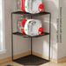 Corner Sink Storage Kitchen Countertop Triangle Vegetable Draining Basket Rack_maomaolike.com