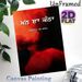 Punjabi Typography Painting Poster, Vibrant Red & Dark Smoky Watercolor Style Poster, Artistic Cultural Lettering Decor Ideal For Home, Living Room_maomaolike.com