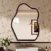 Vintage Style Wall-Mounted Self-Adhesive Vanity Hangable And Standable High-End Makeup Cloud Bathroom Mirror_maomaolike.com