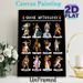 Greek Mythology Deities Painting Poster, Vivid Detailed Illustrated Gods & Goddesses Poster, Informative Mythological Decor Ideal For Study Rooms_maomaolike.com