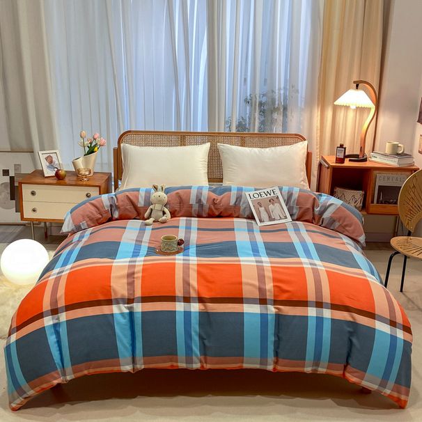Thickened Style Pure Cotton Brushed Autumn Winter Simple All-Cotton Person Single Product Factory Quilt Cover Wholesale Trade_maomaolike.com