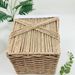 High-Value Handmade Straw Desktop Trash Can Storage Organizer Miscellaneous Dirty Clothes Snack Basket New Model_maomaolike.com