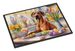 Decorating Easter Rhodesian Ridgeback Doormat Front Door Mat Indoor Outdoor Rugs For Entryway, Non Slip Washable Low Pile, 24H X 36W_maomaolike.com
