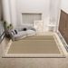 Living Room Rug Large Size Gorgeous Gold Frame Design Bedroom Rug Plush Thickened Machine Washable Thickened Underlay Interior Decorative Rug_maomaolike.com