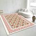 Living Room Rug,Large Rug,Oversized, Gold Leaves Design,Bedroom Rug,Soft And Thick, Machine Washable, Thickened Rug, Bedside Rug,Decorative Indoor Rug_maomaolike.com