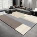 Living Room Rug Large Size Gorgeous Gold Frame Design Bedroom Rug Plush Thickened Machine Washable Thickened Underlay Interior Decorative Rug_maomaolike.com