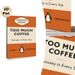 Retro Penguin-Inspired Coffee Themed Painting Poster, Minimalist Typographic Poster, Witty Coffee-related Text Design, Suitable For Home Kitchen_maomaolike.com