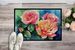 New York Roses In Watercolor Doormat Front Door Mat Indoor Outdoor Rugs For Entryway, Non Slip Washable Low Pile, 24H X 36W_maomaolike.com