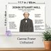 John Stuart Mill Philosophy Educational Painting Poster, Informative Minimalist Philosopher Profile Poster, Educational Reference With Core Ideas For_maomaolike.com