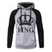 Men's Clothing autumn and winter new hooded pullover color matching couple sweatshirt_maomaolike.com