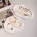Gypsum Jewelry Display Tray Jewelry Holder Organizer Storage Irregular Disk Plate Ring Bracelet Necklace Jewelry Decoration_maomaolike.com