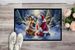 Chow Chow And Santa Claus Doormat Front Door Mat Indoor Outdoor Rugs For Entryway, Non Slip Washable Low Pile, 24H X 36W_maomaolike.com