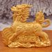 Gold-plated Ornament For Home Entrance, Office, Shop Desktop, Auspicious Beast Coin, Unicorn Offering Treasure Decoration Craft_maomaolike.com