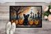 Affenpinscher Spooky Halloween Doormat Front Door Mat Indoor Outdoor Rugs For Entryway, Non Slip Washable Low Pile, 24H X 36W_maomaolike.com