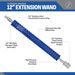 12" Professional Grade Pressure Washer Extension Wand | Stainless Steel With Fittings_maomaolike.com