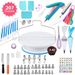 Home Piping Nozzle Set 106 Pieces Kitchen Cake Decorating Tools Rotating Stand Baking_maomaolike.com