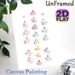 Solfege Hand Signs Painting Poster, Minimalist Line Art Color-Coded Solfege Gestures Poster, Practical Tool For Learning Music Solfege System, Ideal_maomaolike.com