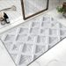 Bathroom Mat Toilet Mat Shower Mat Entrance Rug Absorbent Non-Slip Mat Soft Quick-Dry Machine Washable_maomaolike.com
