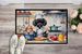 Black Poodle The Chef Doormat Front Door Mat Indoor Outdoor Rugs For Entryway, Non Slip Washable Low Pile, 24H X 36W_maomaolike.com